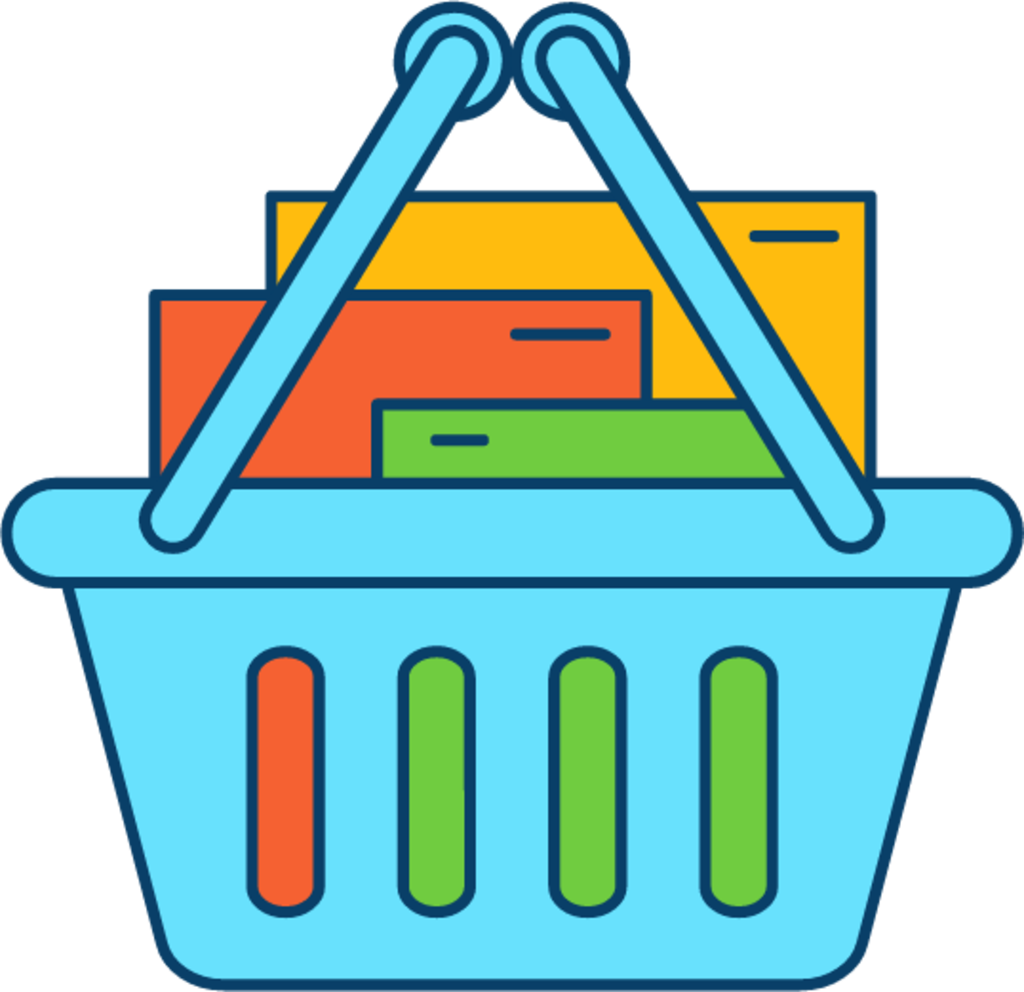 Shopping cart illustration
