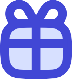 shopping gift reward box social present gift media rating bow 2 icon