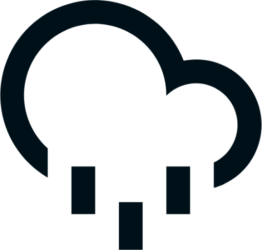 showers line icon