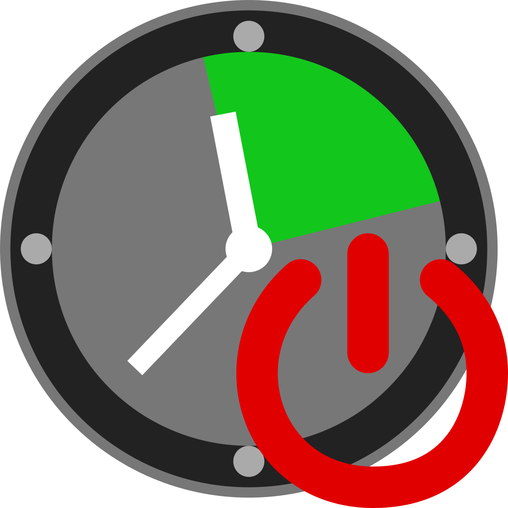 shutdown interval icon