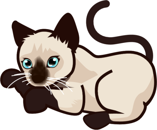 siamese kitten emoji