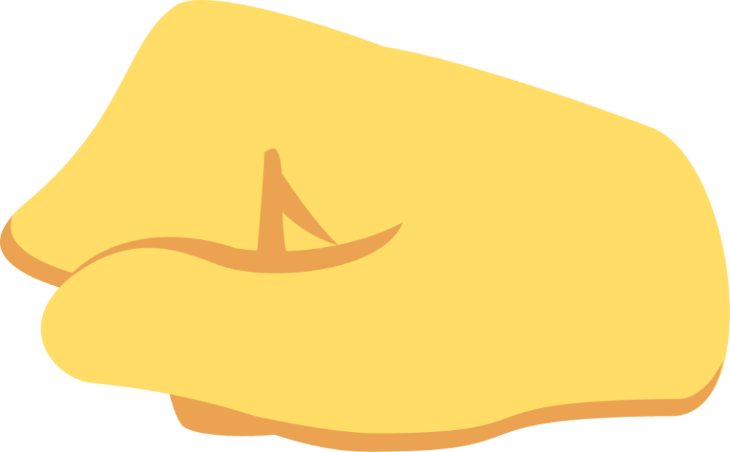 sideways hand pointing left emoji