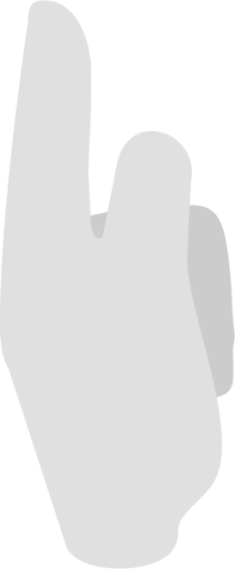 sideways hand pointing up emoji