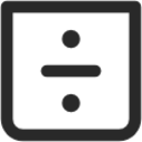 sign division square icon