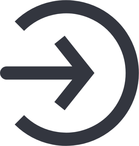 Sign in circle icon