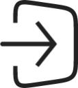 Sign in squre light icon
