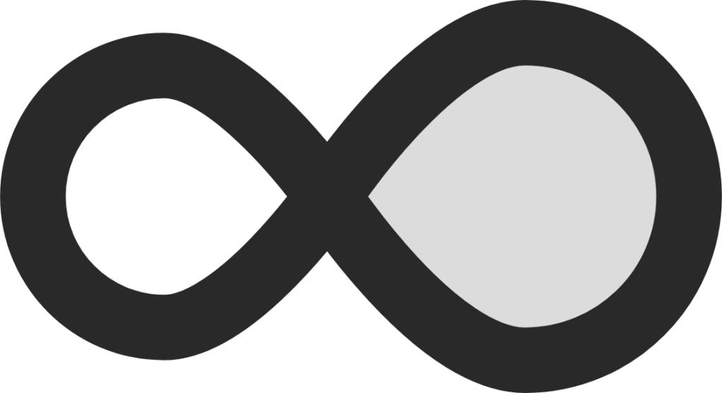 sign lemniscate icon