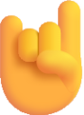sign of the horns default emoji