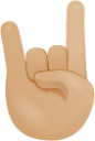 Sign of the horns skin 2 emoji emoji