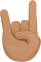 Sign of the horns skin 3 emoji emoji