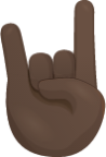 Sign of the horns skin 5 emoji emoji