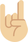 sign of the horns tone 2 emoji