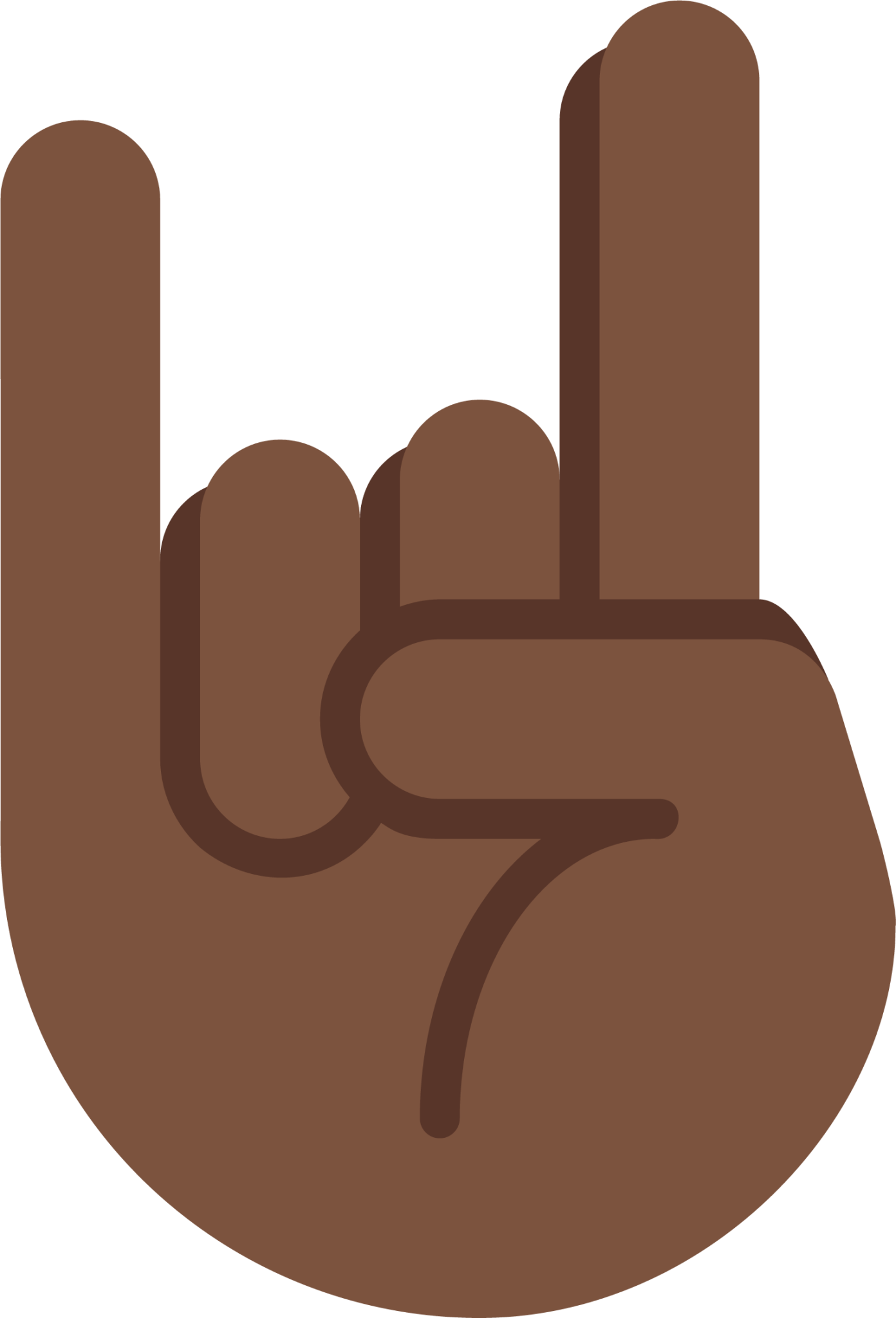 sign of the horns tone 5 emoji