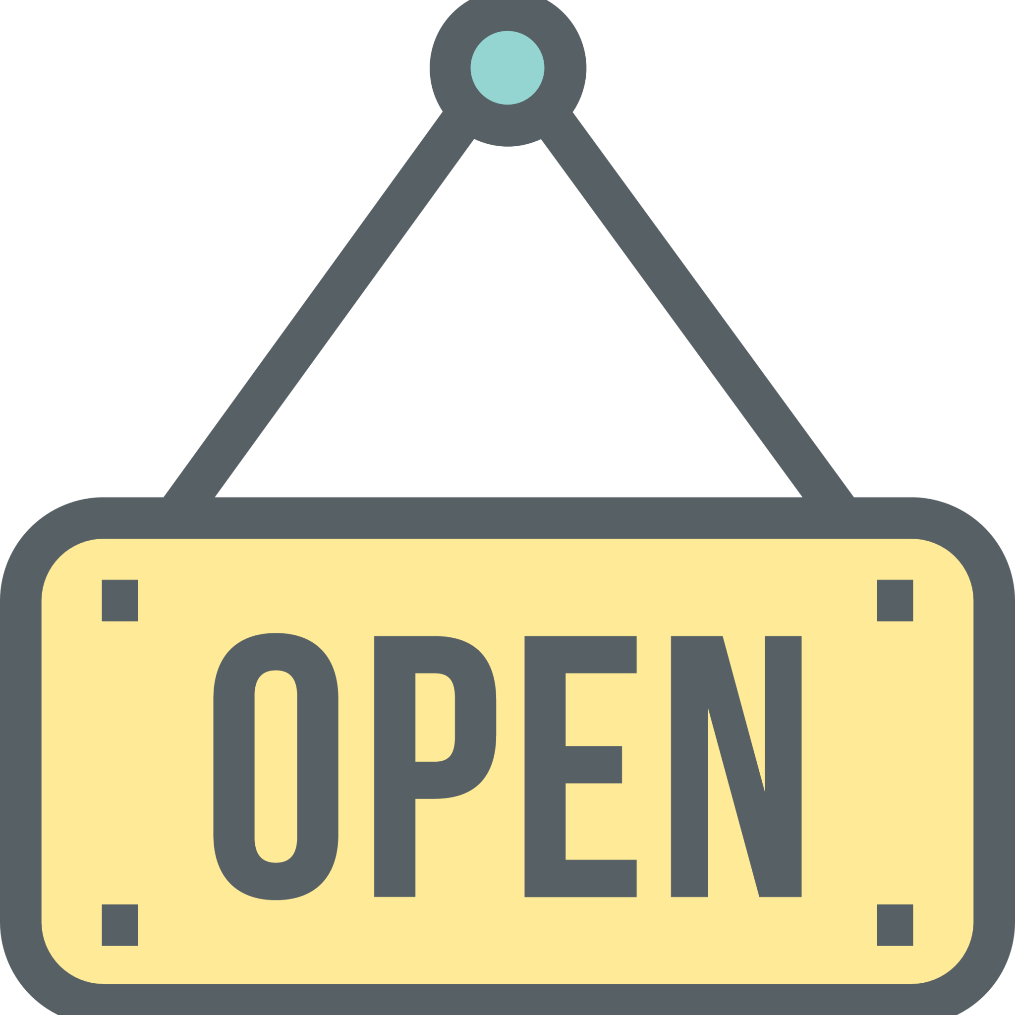 Open - Free signs icons