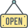 sign open icon