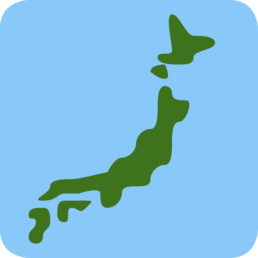 silhouette of japan emoji