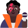 singer dark emoji