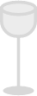 single tall wine glass icon