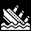 sinking ship icon