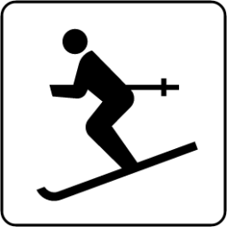 ski ground icon