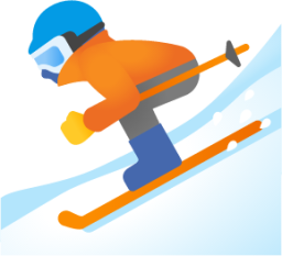 skier emoji