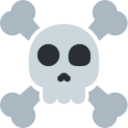 skull and crossbones emoji