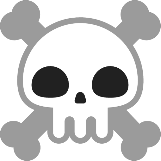 skull and crossbones emoji