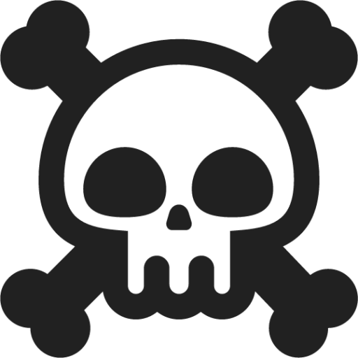 skull and crossbones emoji