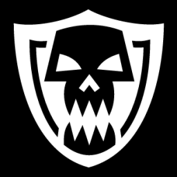 skull shield icon