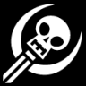 skull staff icon