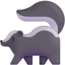 skunk emoji