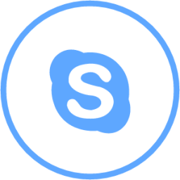 skype outlined icon