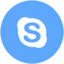 skype round icon
