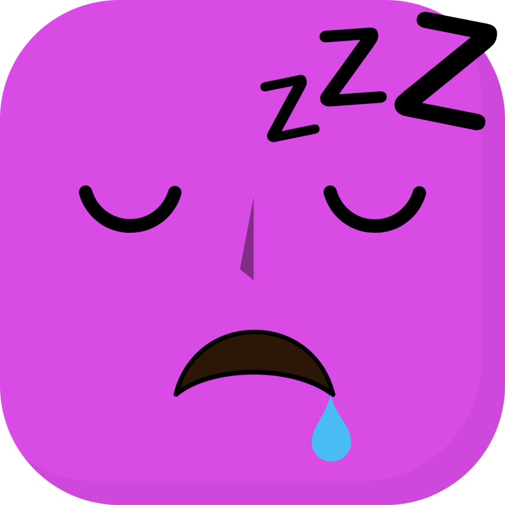 sleeping drooling emoji