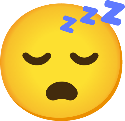 sleeping face emoji