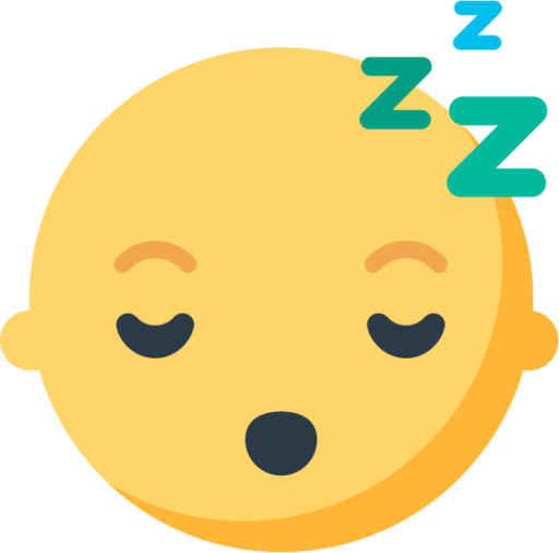 sleeping face emoji