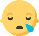 sleepy face emoji