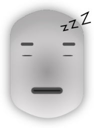 sleepy face icon