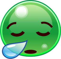 sleepy (slime) emoji