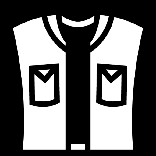 sleeveless jacket icon