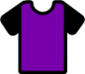 sleeves purple black icon