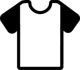 sleeves white black icon