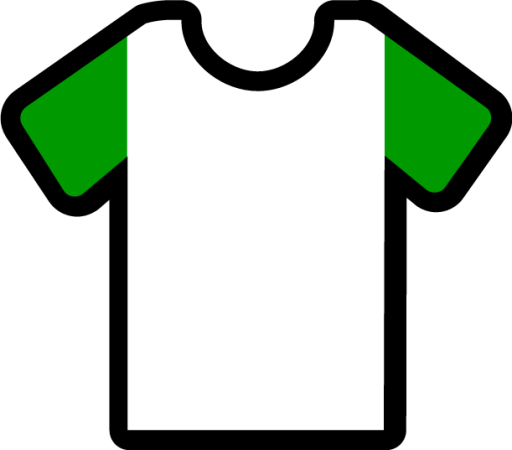 sleeves white green icon