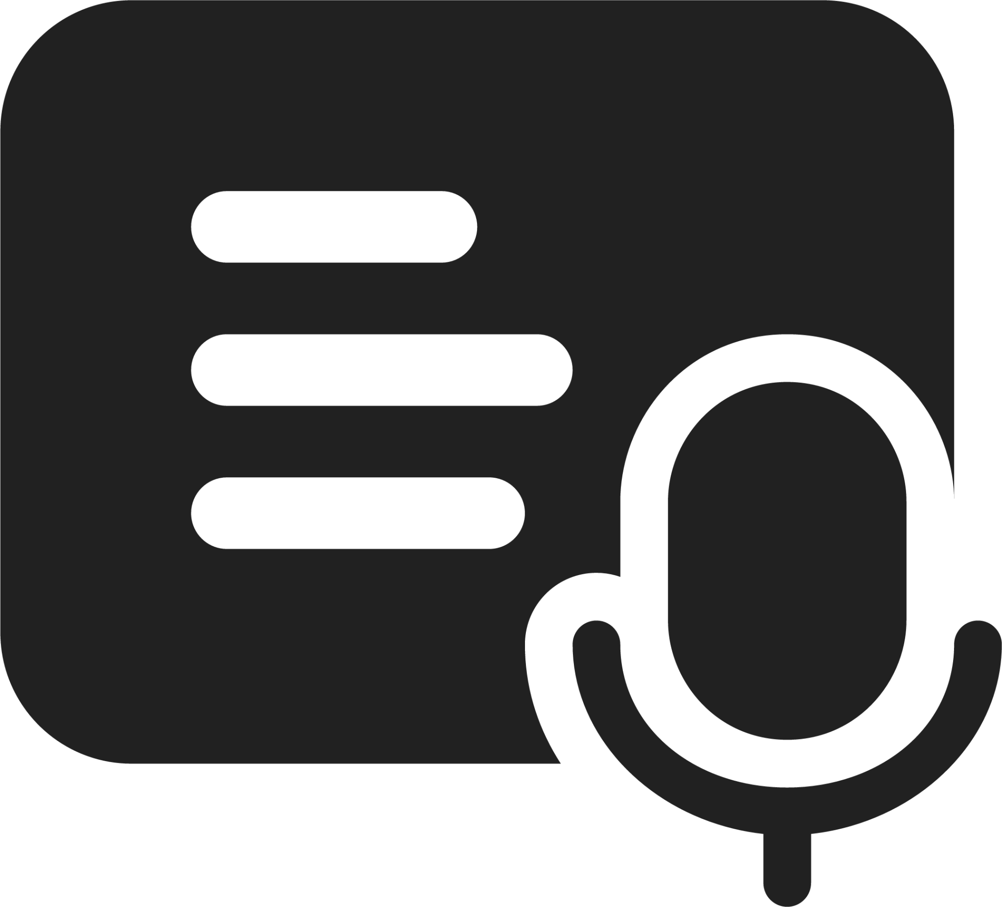 Slide Microphone icon