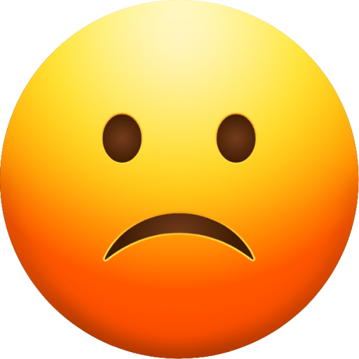 Slightly Frowning Face emoji