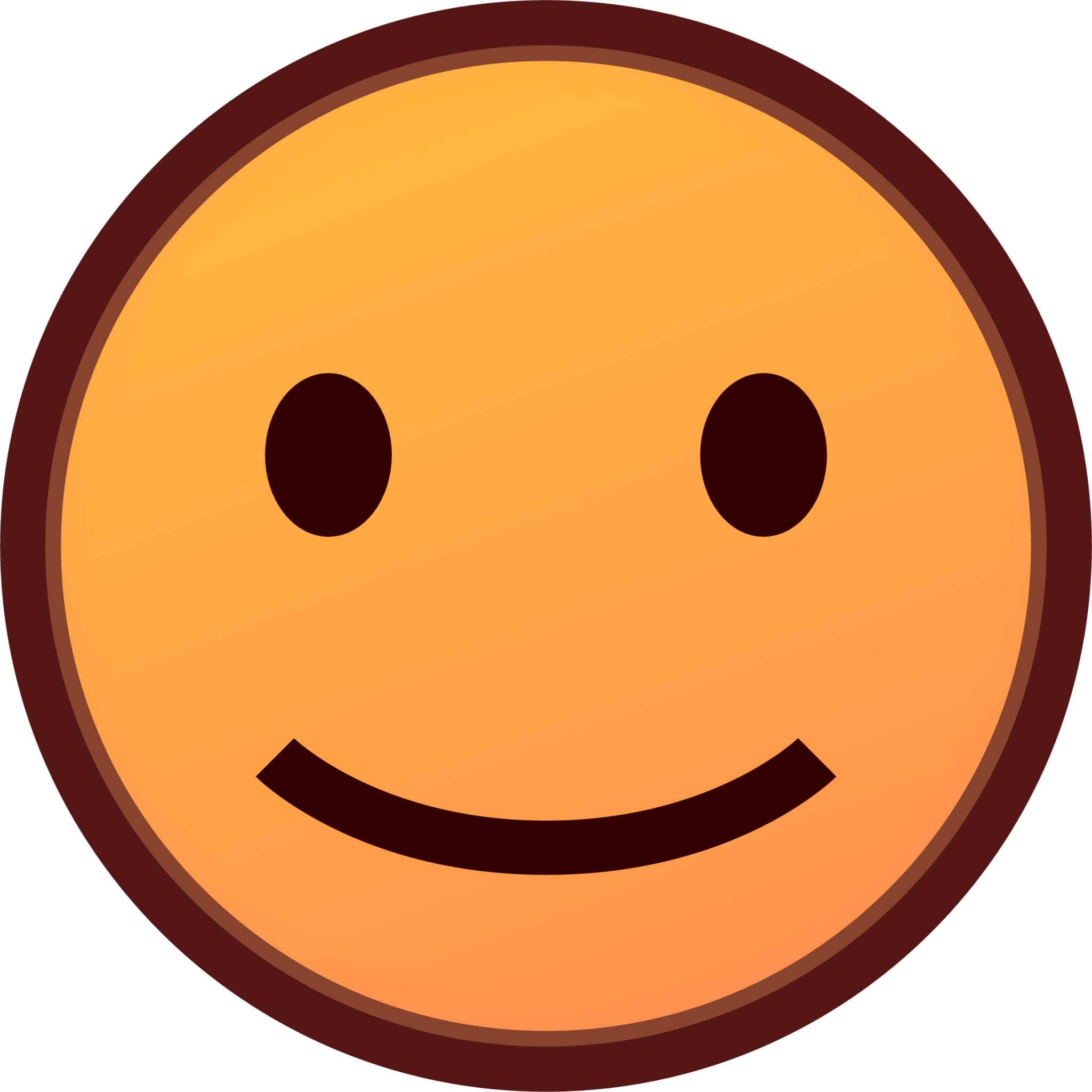 slightly smiling emoji