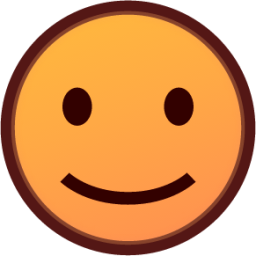 slightly smiling emoji
