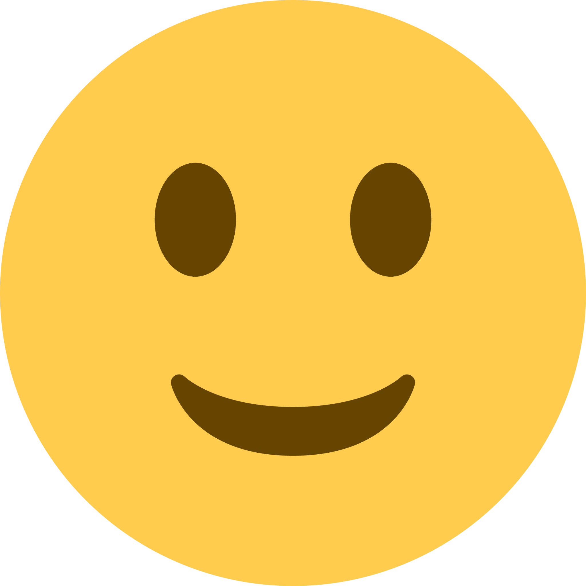 slightly smiling face emoji
