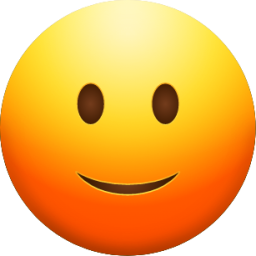 Slightly Smiling Face emoji