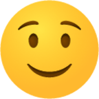 Slightly smiling face emoji emoji